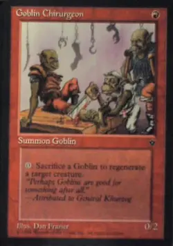 Goblin Chirurgeon (Frazier) - Fallen Empires: #54c, Magic: The Gathering Nm R124 - Image 1