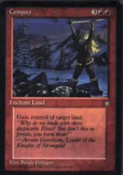 Conquer - Ice Age: #180, Magic: The Gathering Nm R124 - Image 1