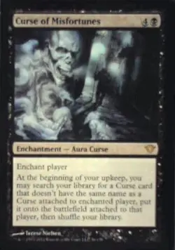 Curse of Misfortunes - Dark Ascension: #56, Magic: The Gathering Nm R122 - Image 1