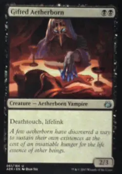 Gifted Aetherborn - Aether Revolt: #61, Magic: The Gathering Nm R121 - Image 1
