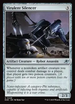 Virulent Silencer EOE NM MTG - Image 1