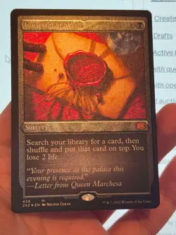 1X ETCHED FOIL Imperial Seal MINT MTG Magic 2X2 Double Masters Commander CEDH - Image 2