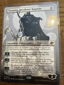 MTG Edge Of Eternities Tezzeret Herzloser Kapitan - Image 1