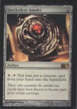 Quicksilver Amulet - Magic 2012 (M12): #214, Magic: The Gathering Nm R118 - Image 1