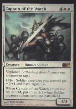 Captain of the Watch - Magic 2010 (M10): #6, Magic: The Gathering Nm R115 - Image 1