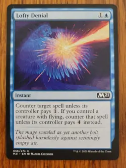 MTG Lofty Denial Core Set 2021 056/274 Regular Common - Image 1