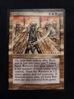 Magic The Gathering hazezon Tamar Rare Mint Legends - Image 1