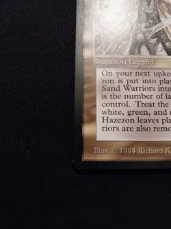 Magic The Gathering hazezon Tamar Rare Mint Legends - Image 5