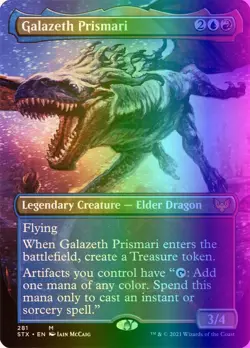 MTG Galazeth Prismari (281/447) Strixhaven School of Mages NM FOIL - Image 1
