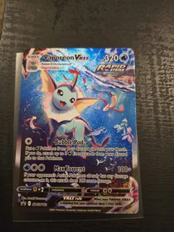 Pokemon Vaporeon VMAX SWSH182 Sword & Shield Promo Card Holo - Image 3