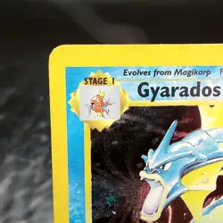 Gyarados Holo Rare 7/130 Base Set 2 WOTC Pokemon Card Vintage 1999 MP - Image 3
