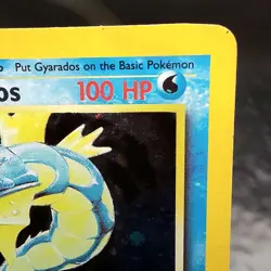 Gyarados Holo Rare 7/130 Base Set 2 WOTC Pokemon Card Vintage 1999 MP - Image 4
