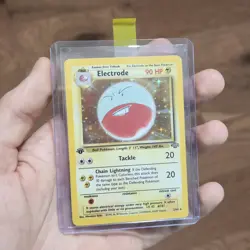 Electrode 2/64 Jungle 1st Edition Holo Rare Pokemon TCG WOTC LP-NM - Image 1
