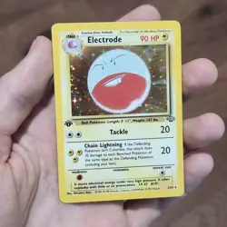 Electrode 2/64 Jungle 1st Edition Holo Rare Pokemon TCG WOTC LP-NM - Image 2