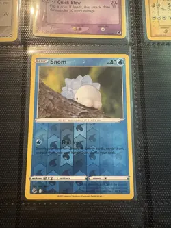 Snom 84/264 Fusion Strike Reverse Holo Common Pokemon Light Play+ - Image 1