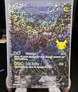 LP Pokemon Zekrom - 114/114 - Ultra Rare Lightly Played Celebrations: Classic Co - Image 1