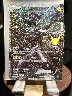 LP Pokemon Zekrom - 114/114 - Ultra Rare Lightly Played Celebrations: Classic Co - Image 2