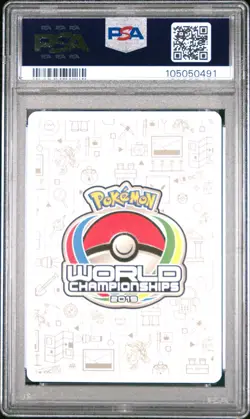 2019 POKEMON PROMO DEDENNE GX WLD.CHMP-PIKAROM JUDGE PSA 10 - Image 2