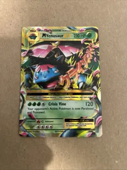 Pokemon TCG Evolutions Ultra Rare Holo Mega M Venusaur EX 2/108 2016 - Image 1