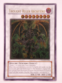 Yu-Gi-Oh! / Thought Ruler Archfiend / TDGS-EN044 / Unlimited Ed / NM / UTR - Image 1