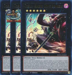 Yugioh! 3x Goblin Bikers Gone Bonkers SUDA-EN044 Ultra Rare 1st Ed NM - Image 1