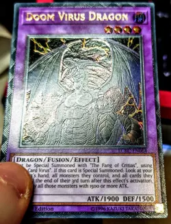 Yu-Gi-Oh! Ultimate Rare Style Doom Virus Dragon - Image 1