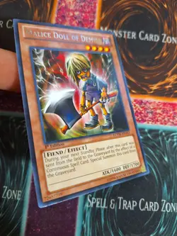 Yu-Gi-Oh! TCG Malice Doll of Demise LCYW-EN163 Rare 1st Edition Near Mint - Image 2