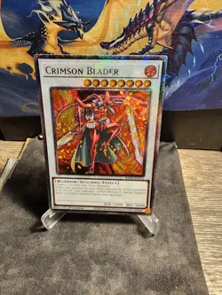 Crimson Blader RA04-EN161 1st Edition Platinum Secret Rare Yu-Gi-Oh! NM - Image 1