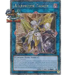 Yugioh! 1x Accesscode Talker RA02-EN044 Quarter Century Secret Rare 1st Ed NM - Image 1