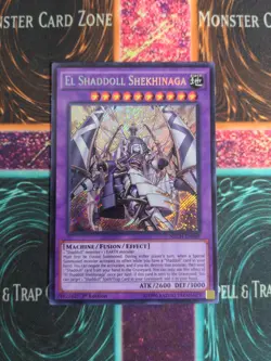 Yu-Gi-Oh! El Shaddoll Shekhinaga NECH-EN049 1st Edition Secret Rare NM - Image 1