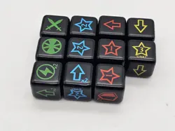 Yugioh! Dungeon Dice Monsters Lot of 11 Colored Game Dice Original 96KT - Image 1