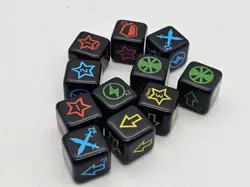 Yugioh! Dungeon Dice Monsters Lot of 11 Colored Game Dice Original 96KT - Image 4