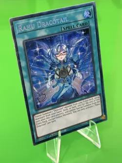 Yu-Gi-Oh Justice Hunters Rahu Dracotail Collectors Rare JUSH-EN009 NM!!! - Image 2