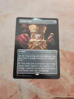 Aether Vial Borderless Foil Double Masters 2022 MTG NM - Image 1