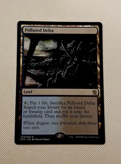 Polluted Delta - Khans of Tarkir - Unplayed - Magic the Gathering - Image 1