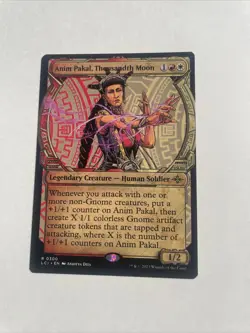 1x Anim Pakal, Thousandth Moon (Showcase) **NEAR MINT** **UNPLAYED** MTG - Image 1