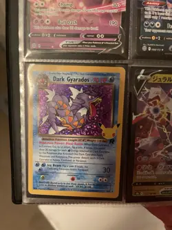 Dark Gyarados 8/82 Celebrations 25th Anniversary Holo Foil Rare Pokemon Card NM - Image 1