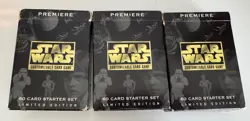 Star Wars Premiere Customizable Card Game Introductory 2-Player Game 1995 Sealed 73000403607 - Image 2