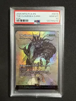 2025 Magic MTG Final Fantasy The Cloudsea Djinn 0016 16 PSA 10 Low Pop - Image 1