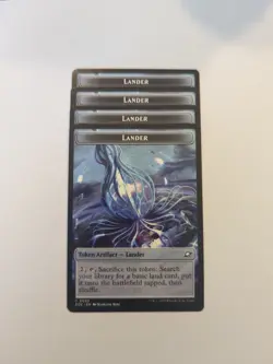 (4) Drone (0003) / Lander (0005) Token *PLAYSET* Regular Edge of Eternities NM - Image 1