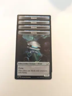 (4) Drone (0003) / Lander (0005) Token *PLAYSET* Regular Edge of Eternities NM - Image 2