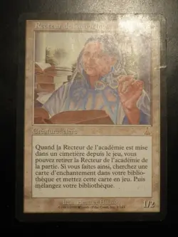 mtg magic academy rector urza's destiny FRENCH vf fr recteur de l'academie urza - Image 1