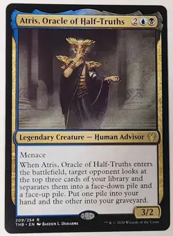 Atris Oracle of Half Truths, MTG buy 3+ Get FREE SHIPPING! - Image 1