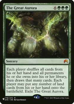 The Great Aurora - The List Light Play, English Magic the Gathering MTG The List - Image 1