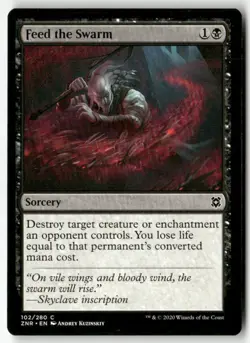FEED THE SWARM #102 (COMMON) MTG ZENDIKAR RISING - Image 1