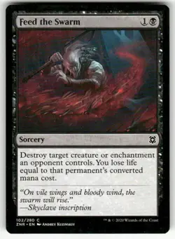 FEED THE SWARM #102 (COMMON) MTG ZENDIKAR RISING - Image 1