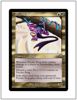 1x Psychic Frog, Retro Frame, Modern Horizons 3, Magic MTG NM - Image 1
