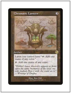 1x Chromatic Lantern, Schematic Retro Frame, Brothers War, Magic MTG NM - Image 1