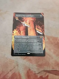 Sword Of War And Peace Borderless Foil Double Masters MTG NM - Image 1