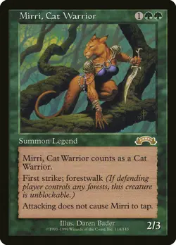 MTG MIRRI, CAT WARRIOR EXC - MIRRI, GATTA GUERRIERA - EX - MAGIC - Image 1